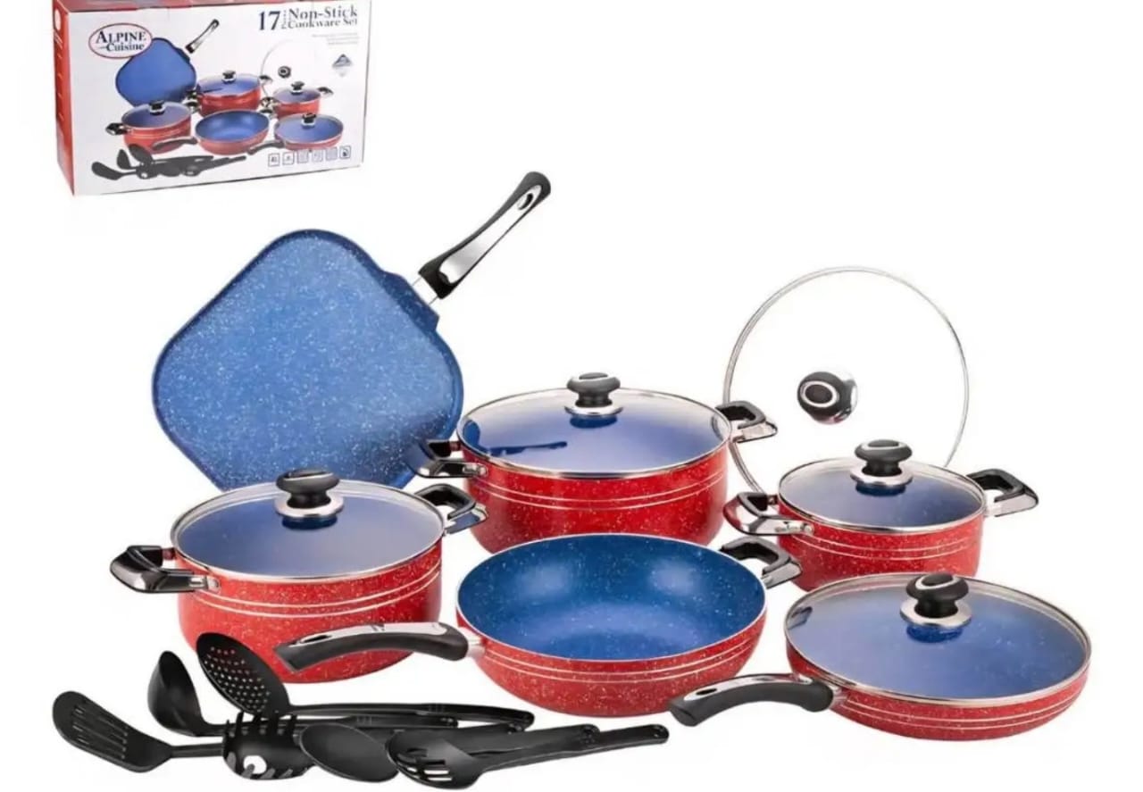 Bateria antiadherente Alpine Cuisine 17 piezas