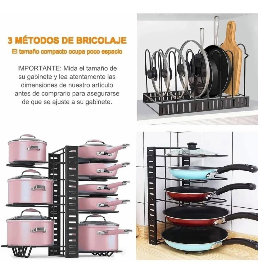 Organizador de sartenes y tapas