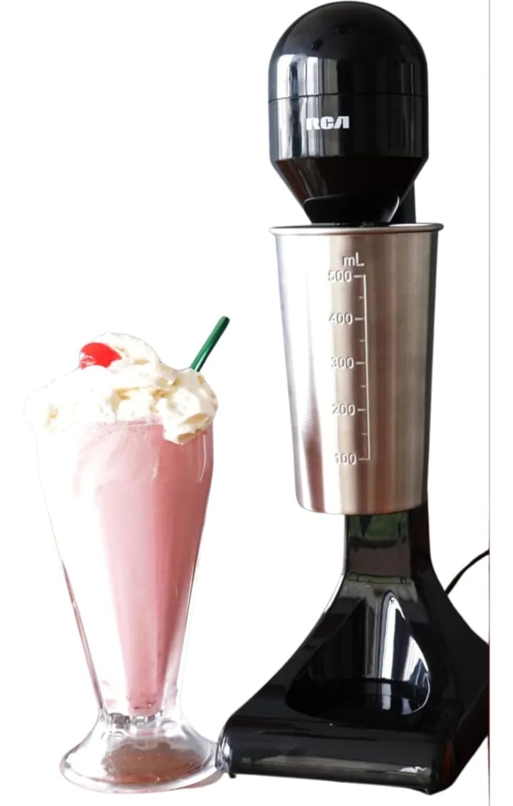 Malteadora RCA negra con vaso de acero