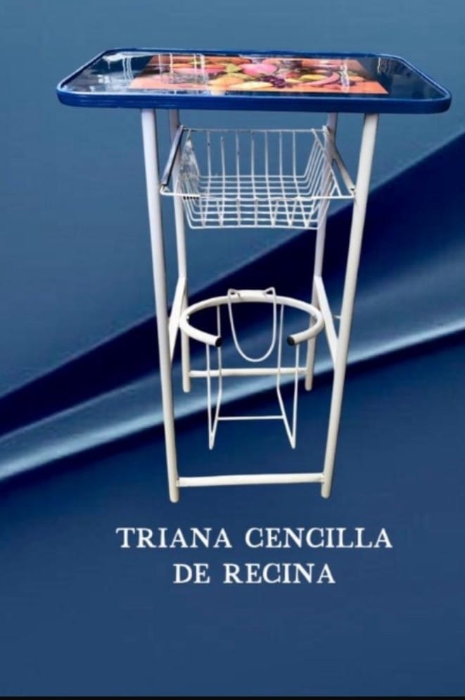Mesa triana sencilla de resina