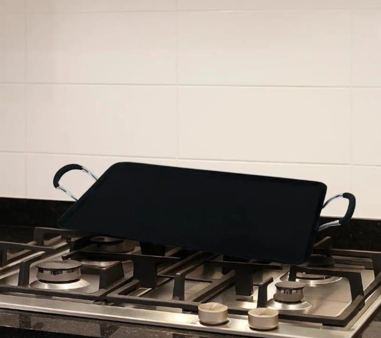 Comal rectangular negro